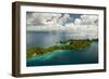 Aerial View of Rock Islands of Palau, Micronesia-Michel Benoy Westmorland-Framed Photographic Print