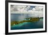 Aerial View of Rock Islands of Palau, Micronesia-Michel Benoy Westmorland-Framed Photographic Print