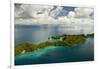 Aerial View of Rock Islands of Palau, Micronesia-Michel Benoy Westmorland-Framed Photographic Print