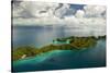 Aerial View of Rock Islands of Palau, Micronesia-Michel Benoy Westmorland-Stretched Canvas