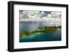 Aerial View of Rock Islands of Palau, Micronesia-Michel Benoy Westmorland-Framed Photographic Print