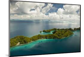 Aerial View of Rock Islands of Palau, Micronesia-Michel Benoy Westmorland-Mounted Photographic Print