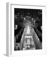 Aerial View of Rockefeller Center Christmas Tree-null-Framed Photographic Print