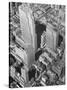 Aerial View of Rockefeller Plaza in Midtown Manhattan-Bernard Hoffman-Stretched Canvas