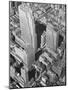 Aerial View of Rockefeller Plaza in Midtown Manhattan-Bernard Hoffman-Mounted Photographic Print