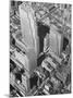 Aerial View of Rockefeller Plaza in Midtown Manhattan-Bernard Hoffman-Mounted Photographic Print