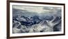 Aerial View of Rocky Mountains, Banff National Park, Alberta, Canada-null-Framed Photographic Print