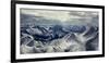 Aerial View of Rocky Mountains, Banff National Park, Alberta, Canada-null-Framed Photographic Print