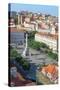 Aerial View of Rossio Square, Baixa, Lisbon, Portugal, Europe-G and M Therin-Weise-Stretched Canvas