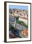 Aerial View of Rossio Square, Baixa, Lisbon, Portugal, Europe-G and M Therin-Weise-Framed Photographic Print