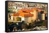 Aerial View of Royal Wawel Castle in Krakow, Poland.-De Visu-Framed Stretched Canvas