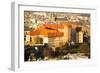 Aerial View of Royal Wawel Castle in Krakow, Poland.-De Visu-Framed Photographic Print