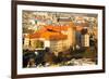 Aerial View of Royal Wawel Castle in Krakow, Poland.-De Visu-Framed Photographic Print