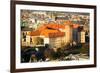 Aerial View of Royal Wawel Castle in Krakow, Poland.-De Visu-Framed Photographic Print