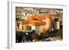 Aerial View of Royal Wawel Castle in Krakow, Poland.-De Visu-Framed Photographic Print