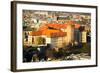 Aerial View of Royal Wawel Castle in Krakow, Poland.-De Visu-Framed Photographic Print