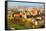 Aerial View of Royal Wawel Castle with Park in Krakow, Poland.-De Visu-Framed Stretched Canvas