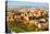 Aerial View of Royal Wawel Castle with Park in Krakow, Poland.-De Visu-Stretched Canvas