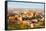 Aerial View of Royal Wawel Castle with Park in Krakow, Poland.-De Visu-Framed Stretched Canvas