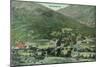 Aerial View of Sacramento Valley - Fouts' Springs, CA-Lantern Press-Mounted Art Print