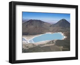 Aerial View of Salar De Uyuni Over Salt Lake, Bolivia, South America-Robert Fulton-Framed Premium Photographic Print