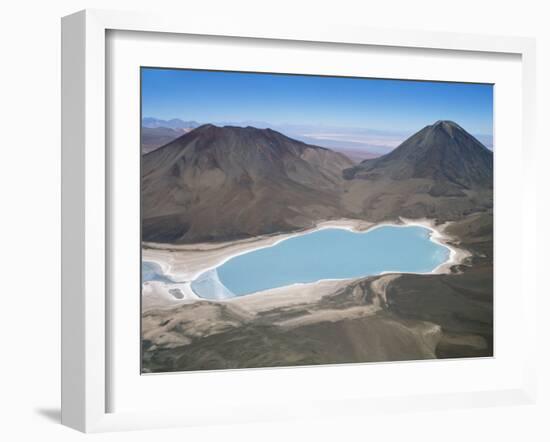 Aerial View of Salar De Uyuni Over Salt Lake, Bolivia, South America-Robert Fulton-Framed Photographic Print