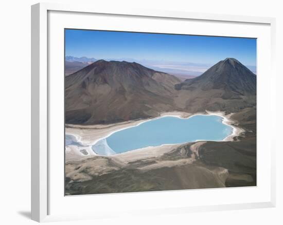 Aerial View of Salar De Uyuni Over Salt Lake, Bolivia, South America-Robert Fulton-Framed Photographic Print