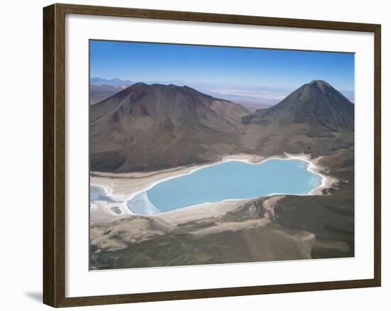 Aerial View of Salar De Uyuni Over Salt Lake, Bolivia, South America-Robert Fulton-Framed Photographic Print