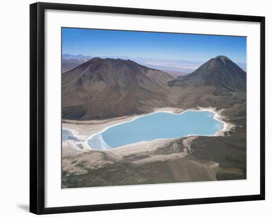 Aerial View of Salar De Uyuni Over Salt Lake, Bolivia, South America-Robert Fulton-Framed Photographic Print