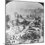 Aerial View of San Francisco Earthquake Damage-null-Mounted Photographic Print