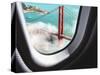 Aerial View of San Francisco Golden Gate Bridge-franckreporter-Stretched Canvas