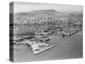 Aerial View of San Francisco-null-Stretched Canvas