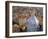 Aerial View of San Giovanni Baptistry, Piazza Del Duomo, Pistoia, Tuscany, Italy-Bruno Morandi-Framed Photographic Print