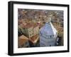 Aerial View of San Giovanni Baptistry, Piazza Del Duomo, Pistoia, Tuscany, Italy-Bruno Morandi-Framed Photographic Print