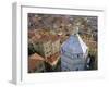 Aerial View of San Giovanni Baptistry, Piazza Del Duomo, Pistoia, Tuscany, Italy-Bruno Morandi-Framed Photographic Print