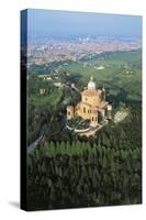 Aerial View of Sanctuary of Blessed Virgin of San Luca, Bologna, Italy, 12th-17th Century-null-Stretched Canvas