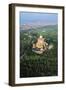 Aerial View of Sanctuary of Blessed Virgin of San Luca, Bologna, Italy, 12th-17th Century-null-Framed Photographic Print