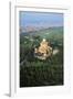 Aerial View of Sanctuary of Blessed Virgin of San Luca, Bologna, Italy, 12th-17th Century-null-Framed Photographic Print