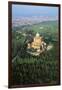 Aerial View of Sanctuary of Blessed Virgin of San Luca, Bologna, Italy, 12th-17th Century-null-Framed Photographic Print