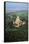 Aerial View of Sanctuary of Blessed Virgin of San Luca, Bologna, Italy, 12th-17th Century-null-Framed Stretched Canvas