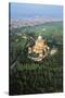 Aerial View of Sanctuary of Blessed Virgin of San Luca, Bologna, Italy, 12th-17th Century-null-Stretched Canvas