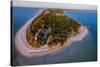 Aerial view of Sanibel Island Lighthouse, Sanibel Island, Lee County, Florida, USA-null-Stretched Canvas