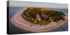 Aerial view of Sanibel Island Lighthouse, Sanibel Island, Lee County, Florida, USA-null-Stretched Canvas