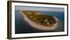 Aerial view of Sanibel Island Lighthouse, Sanibel Island, Lee County, Florida, USA-null-Framed Photographic Print