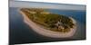 Aerial view of Sanibel Island Lighthouse, Sanibel Island, Lee County, Florida, USA-null-Mounted Photographic Print