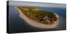 Aerial view of Sanibel Island Lighthouse, Sanibel Island, Lee County, Florida, USA-null-Stretched Canvas