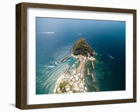 Aerial View of Sant'angelo in Ischia Island in Italy-Filipe Frazao-Framed Photographic Print