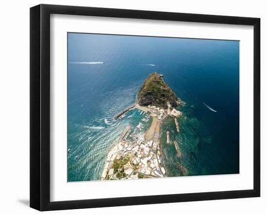 Aerial View of Sant'angelo in Ischia Island in Italy-Filipe Frazao-Framed Photographic Print