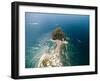 Aerial View of Sant'angelo in Ischia Island in Italy-Filipe Frazao-Framed Photographic Print