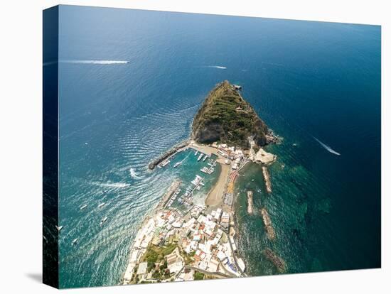Aerial View of Sant'angelo in Ischia Island in Italy-Filipe Frazao-Stretched Canvas